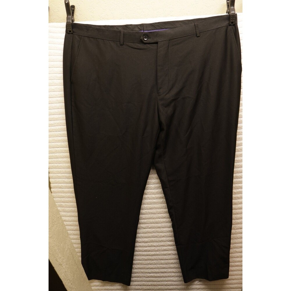 Retro Paris Women’s Cut Off Plus Dress Pants Size 56R/50 Cropped Business Casual